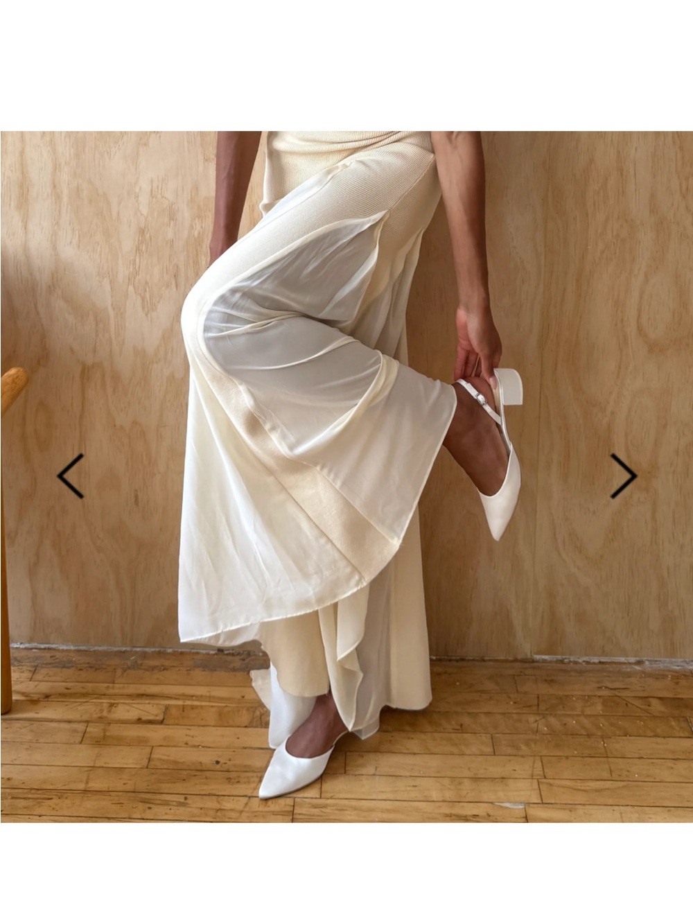 Dolce Vita Carel Heels white satin size 8